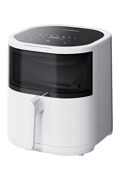 Genel Markalar 4L Akıllı Yağsız Fritöz, Sağlıklı Pişirme, Türkiye Garantili, Beyaz