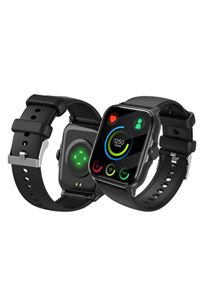 S-Link Swapp W01 Dafit Uyumlu+ Bluetooth 1.7 Ekran 200mah Bataryalı Siyah Akıllı Saat/ Smart Watch