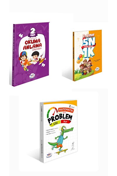 öğretmen evde 2. Sınıf Okuma Anlama Çalışmaları & Problem Soru Bankası
