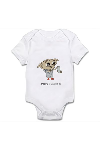 GREY Baby Bodysuit / Baby Bodysuit / Half Sleeve Baby Bodysuit / Printed Baby Bodysuit