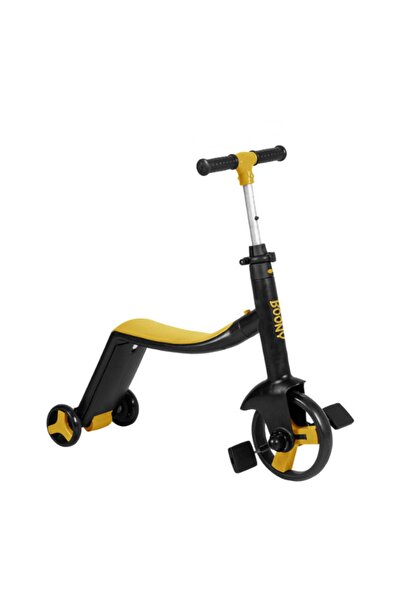 Genel Markalar Sarı Boony Scooter Sarı Manuel 50 Kg Katlanabilir 3