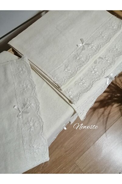 Neweste Рушник для рук з мереживом, 6 штук, подарунковий, для заручин, весілля, обрізання, весільний кортеж, рушник для автомобіля, 50*30