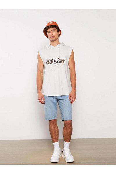 LC Waikiki Ανδρικό εσώρουχο Lcw Casual με κουκούλα χωρίς μανίκια