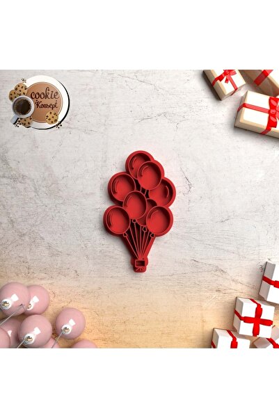 CookieKonsept Polimer Kil Kalıbı Balonlar