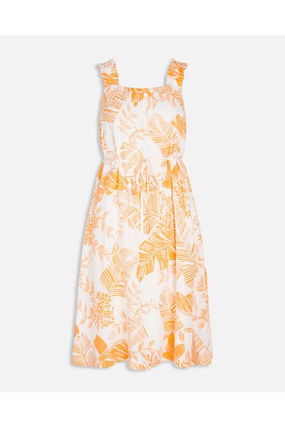 Sister's Point Kleid Damen/Mädchen Orange