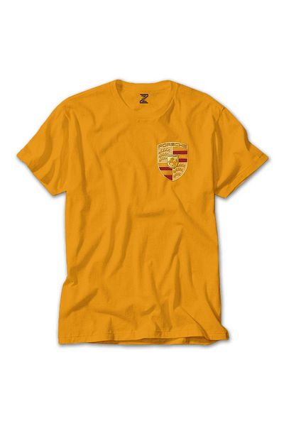 Z zepplin Κίτρινο T-shirt με λογότυπο Porsche