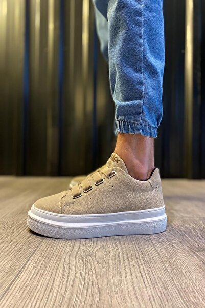 Rainon Store Mink Suede Banded Comfortable Sole Casual Men's Sneakers