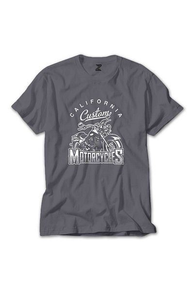 Z zepplin Γκρι μπλουζάκι California Custom Motorcycles