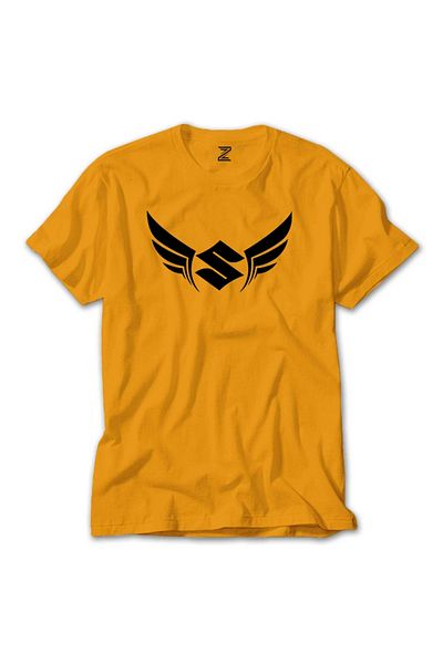 Z zepplin Κίτρινο T-shirt Suzuki Wings