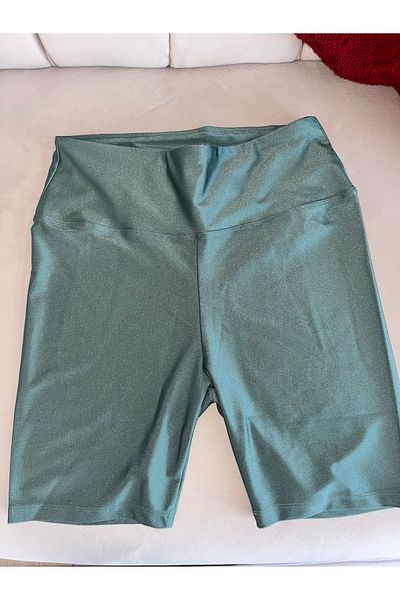 Penti Shiny Biker Short Green