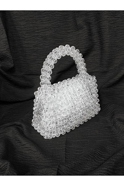 Furkan TURAN Şeffaf Boncuk Çanta (ASTARSIZ)