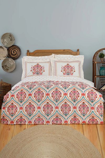 Karaca Home Set cuvertură de pilota dublă Carmenta Tile 100% bumbac