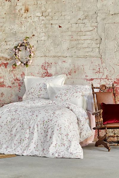 Karaca Home Set cuvertură dublă Annata Somon 100% bumbac
