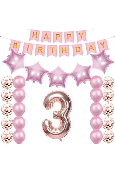 DÜVENCİ TİCARET Çıtıpitistore 1st Year Birthday Decorations