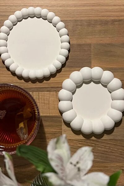 Havalı Tasarım Bubble Oval Decorative Plate