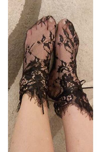 ŞAHPERA BUTİK Чорапи с дантела Zarina