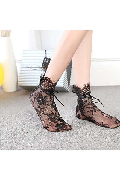 ŞAHPERA BUTİK Чорапи с дантела Zarina