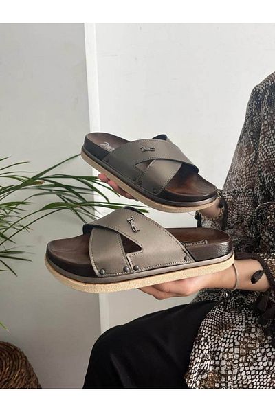 Behtah Kundura Anatomical Full Orthopedic Thick Heel Daily Non-Slip Sole Slippers Opportunity Product