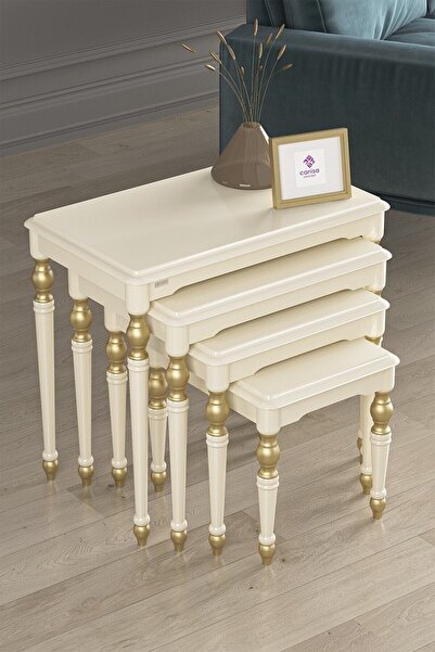 Canisa Concept Saray Serisi, 1.sınıf Mdf Ve Lake Boya, Avangart 4'lü Zigon Se...