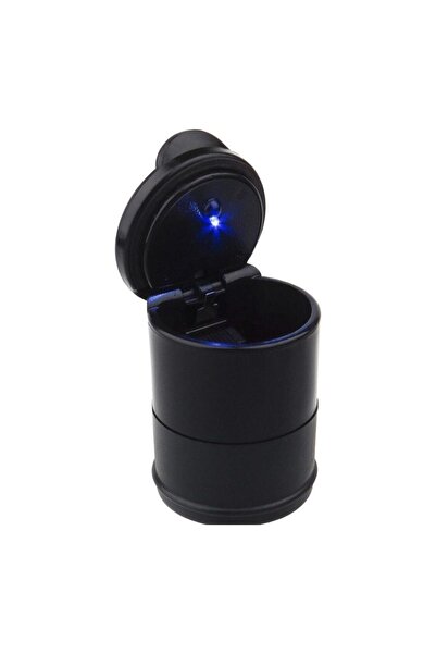 eryatex Led Işıklı Araç Içi Kapaklı Oto Bardaklık Uyumlu Küllük Sigaralık