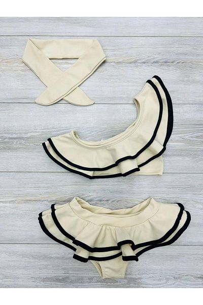 My Kids Wear Κοριτσίστικο βολάν διπλό μπικίνι