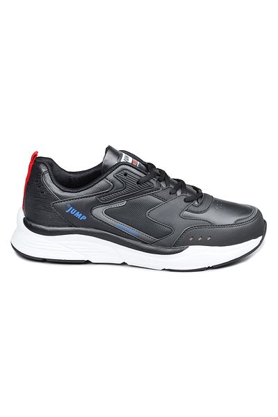 Jump 27705 Negru - Alb Pentru bărbați, zilnic, iarnă, confortabil, cu talpă groasă, pantofi sport pentru mers
