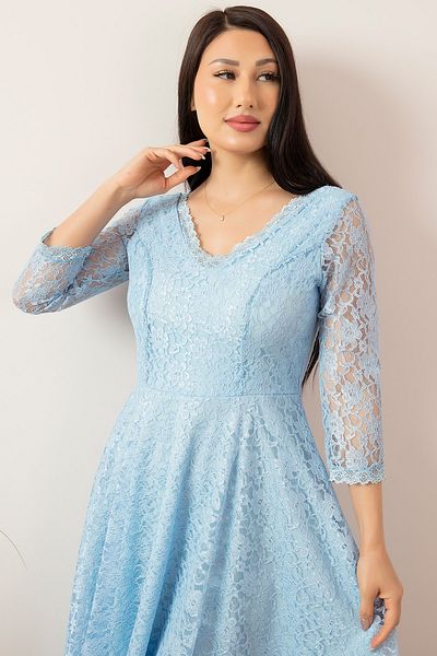 PULLIMM Rochie de seară midi cu mâneci turvakar din dantelă 13255
