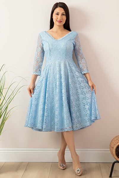 PULLIMM Дантель Турмал Кол Міді Абіє Ельбісе 13255