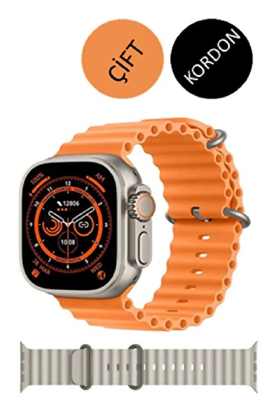 Mmctech Watch 8 T800 Ultra Bluetooth'lu Arama Özellikli Akıllı Saat Tüm Telef...