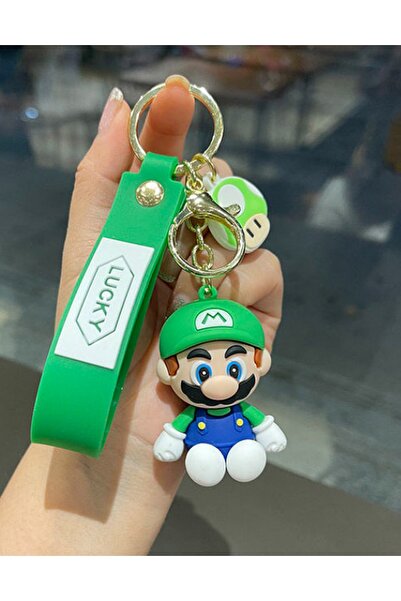 Vox Art Super Mario Keychain Bag Ornament - High Quality - Mario Green