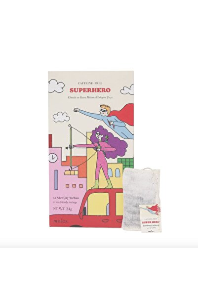 Melez Tea Kids Super Hero- Kara Mürverli Meyve Çayı