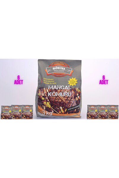 GRİMALDİ 3 (üç) Kg X 6 Adet Mangal Kömürü