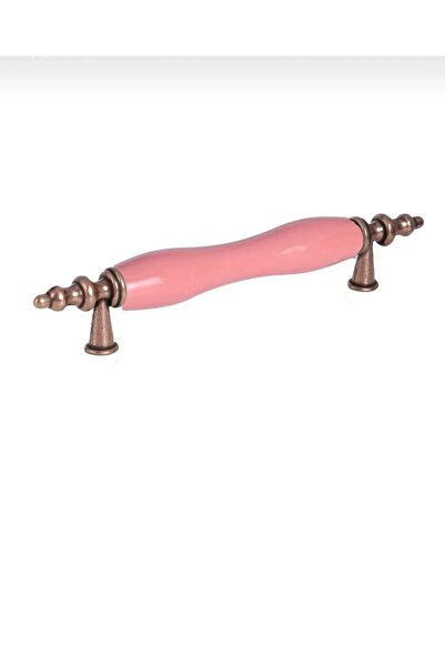 Porcellana Perla Porselen Kulp Dolap Çekmece Mobilya Mutfak Çocuk Kulbu Asos 96mm(9,6CM)pembe-bakır-stk2857