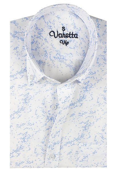 Varetta Ανδρικό Ice Blue Pocket Classic Cut Βαμβακερό μακρυμάνικο πουκάμισο