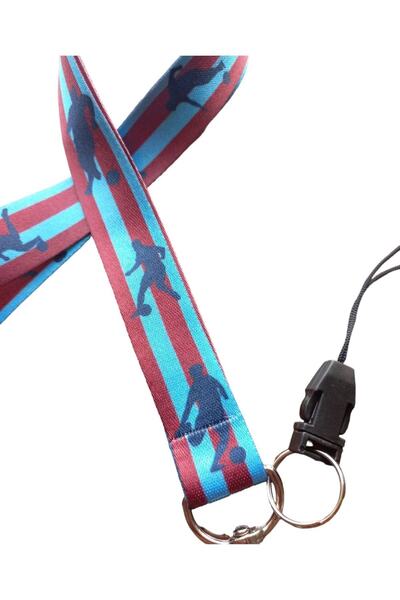 DODO BONE Claret Red Blue Card Hanger Rope, Collar Hanger Rope, Neck Hanger a...