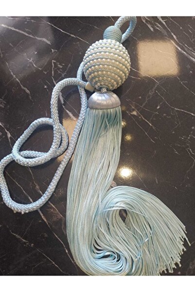 ÖzenEvim Perde Aksesuarı Mavi Orta Sarkıt