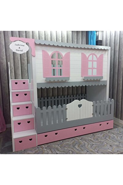 bebetu mobilya Alaçatı Yavru Yataklı Ranza