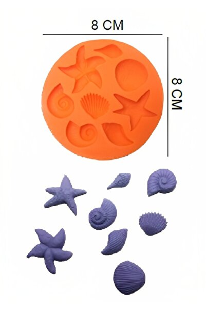 AGN STORE Silikon Şeker Hamuru Dekor, Sabun, Saksı Ve Mum Kalıbı