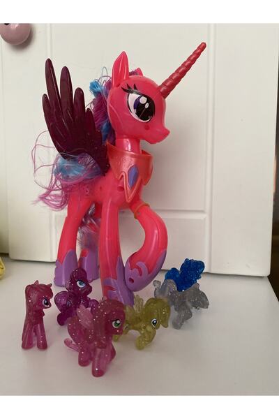 u-toys Sesli Unicorn Set Oyuncak Ponyy 7li Set