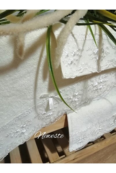 Neweste Рушник для рук з мереживом, 6 штук, подарунковий, для заручин, весілля, обрізання, весільний кортеж, рушник для автомобіля, 50*30