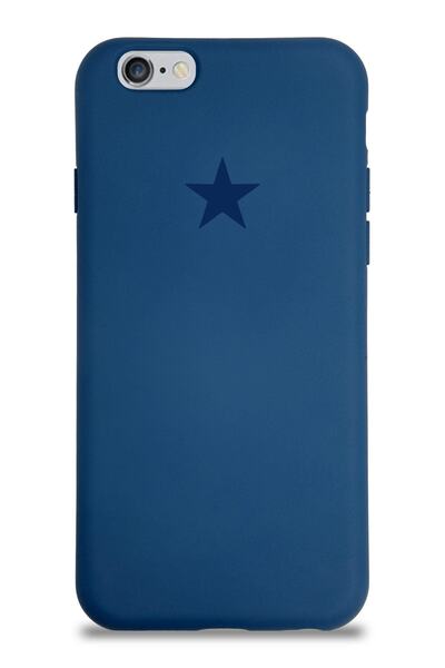 KILIFMANİA Apple Iphone 6s Plus Kapak Yıldız Logolu Içi Kadife Lansman Siliko...