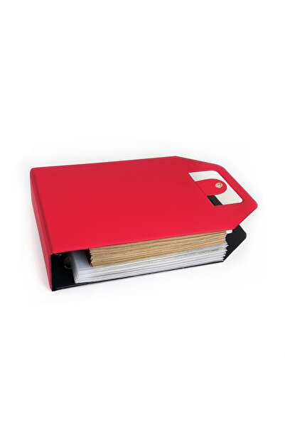 Çıtırtılı Sesler 45'lik Plak Çantası (Kırmızı - Kargo Dahil)