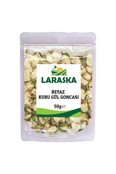Laraska Tomurcuk Gül - Kuru Gül Goncası (gül Çayı) - Beyaz 50g
