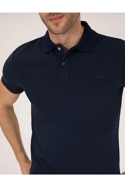 Pierre Cardin Μπλουζάκι Navy Blue Slim Fit