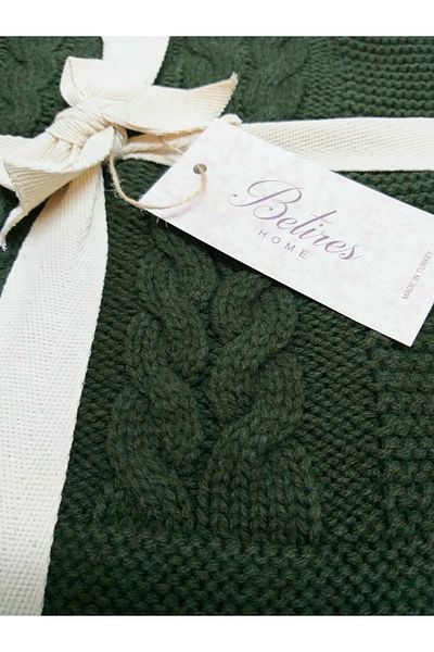 Betires Home Ca15002 Knitted Blanket Khaki Single Khaki