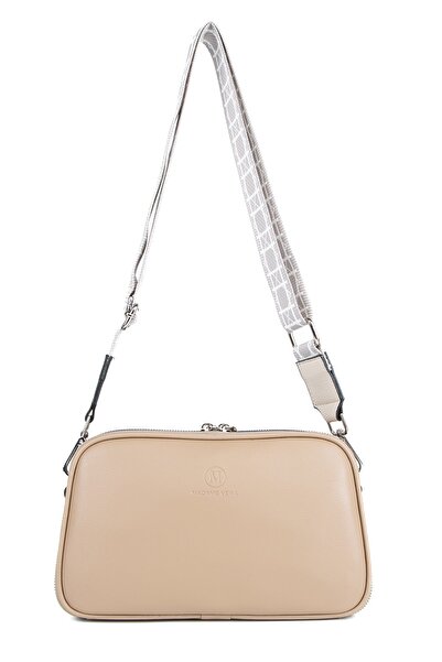 HNB ÇANTA Жіноча сумка через плече з трьома кишенями та хрестоподібними ремен...