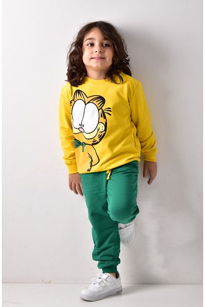 Banadamoda Boy's Printed Tracksuit Set