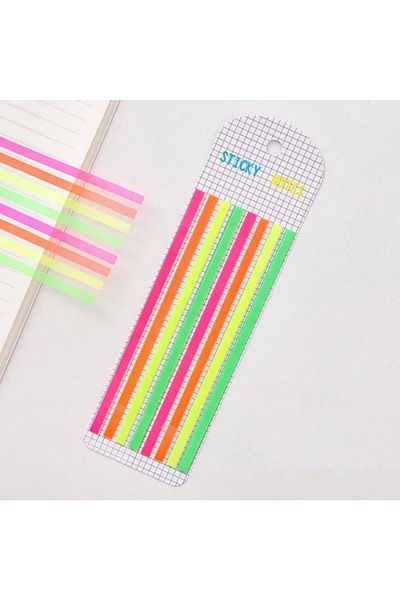 YEŞİLDESİGN 160Pcs Transparent Adhesive Transparent Strip Postit