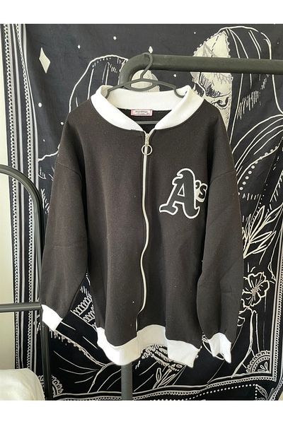 Planet Butik Black College Jacket
