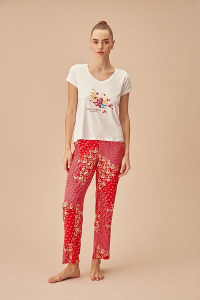 SUWEN Flora Pajama Set
